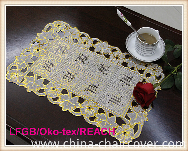 PVC Gold & Silver Plastic Table Mat